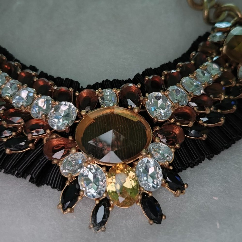 Monet chain, jeweled choker, stunning, dressy, statement, cleopatra design NWT